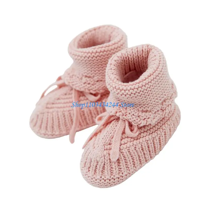Calzature morbide per primi passi per bambini lavorate a maglia per bambini 8-12 mesi