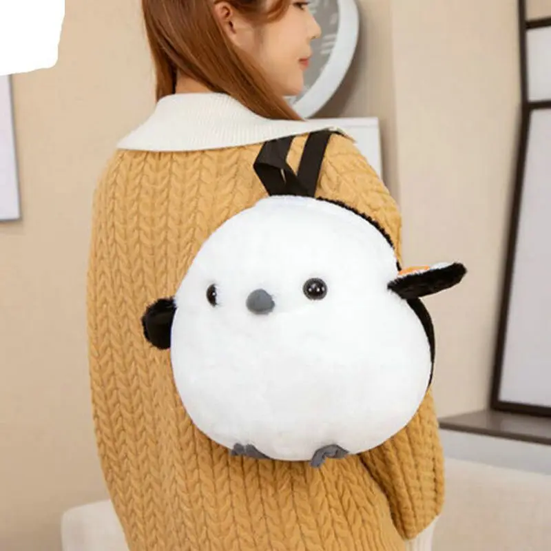 Sac à dos oiseau Kawaii, sac à dos lancé à l'école, rangée de Rotterdam, jouet en peluche, cadeaux d'anniversaire pour petite amie, étudiant