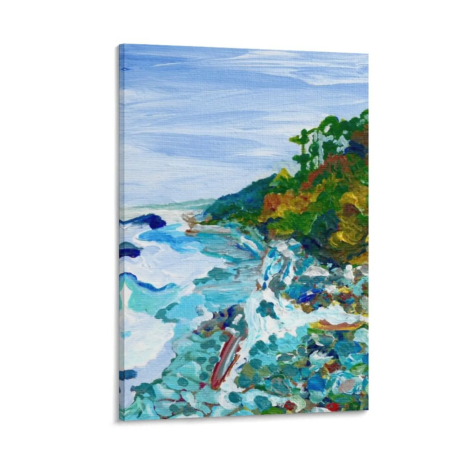 

West Coast Beach Canvas Painting wall art canvas painting office decoration home decor interior