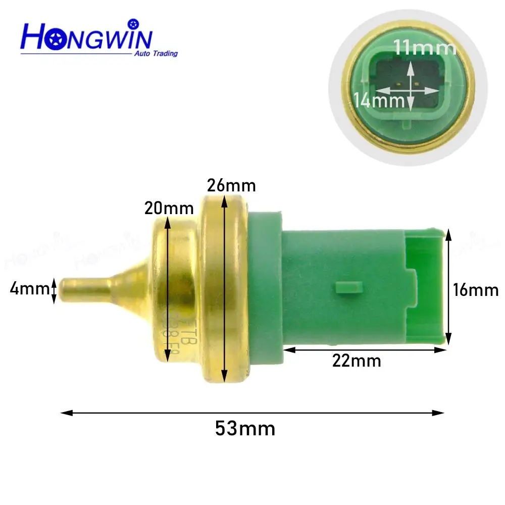 1338F8 1338.F8 Coolant Water Temperature Sensor For MINI R56 2005-2010 Clubman R55 2006-2010 Cabrio R57 2007-2010 R57 1.6L 4 Cyl