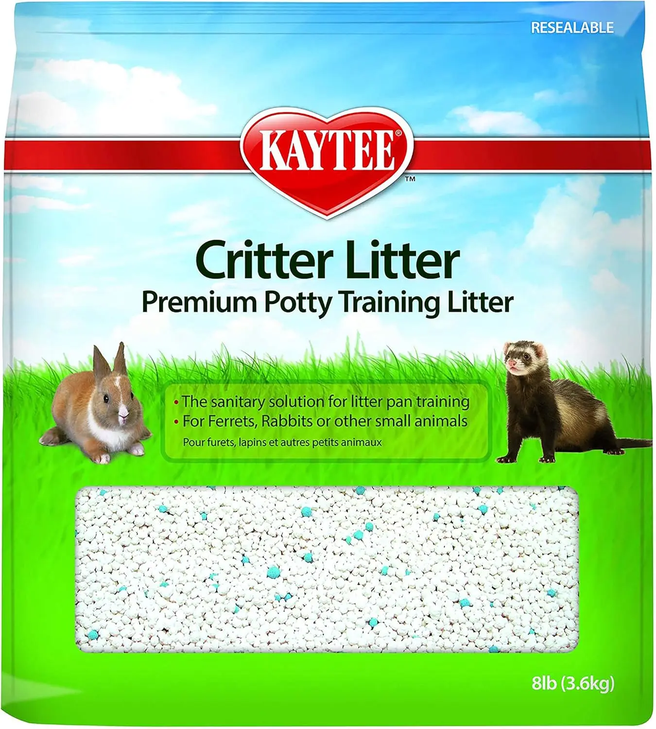 

Premium Potty Training Critter Litter for Pet Ferrets, Rabbits & Other Small Animals, 8 Lb