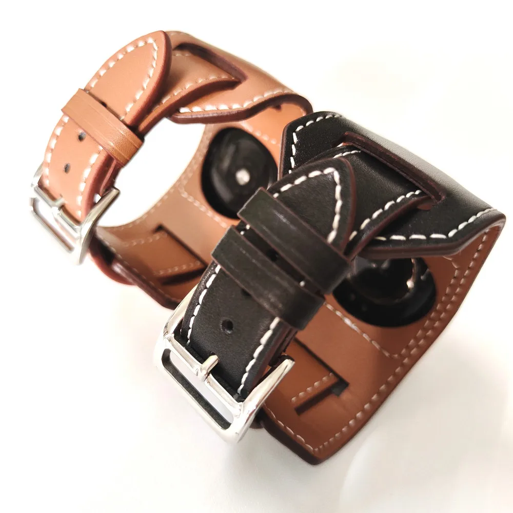 애플 워치 밴드용 패션 가죽 팔찌, Iwatch8, 7, 6, se, 5, 4, 3, 2, 38, 42, 40/44mm, 49 울트라, 49