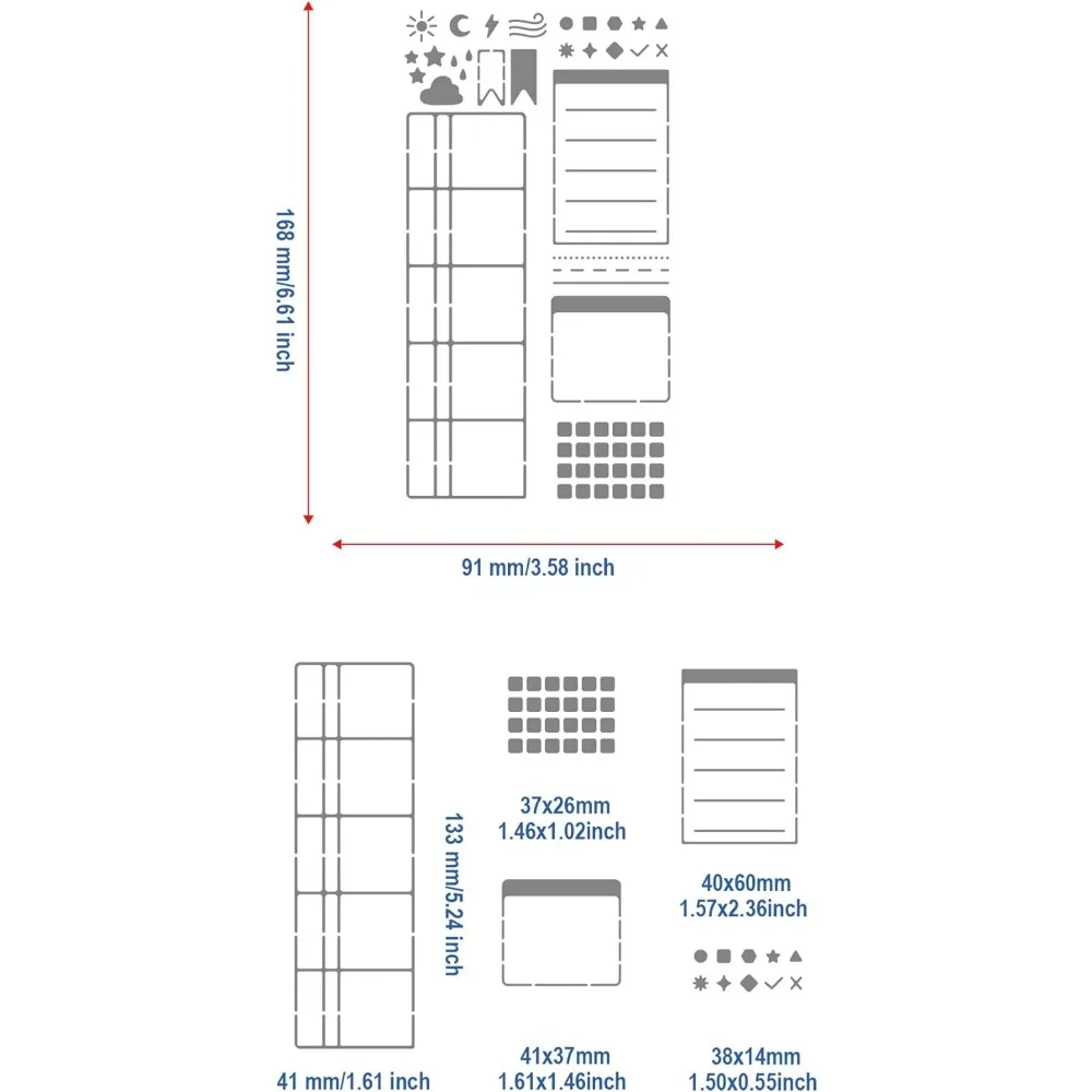 1 قطعة مجلة معدنية الاستنسل خمر الإطار خط الحدود الفولاذ نحت الرسومات حرق الخشب النقش وسكرابوكينغ 4x7 بوصة #2