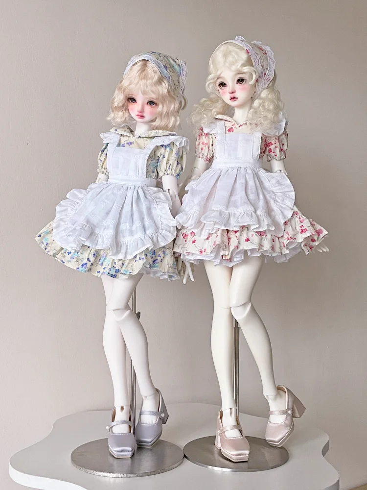 

Одежда для кукол BJD для куклы 1/4 MSD MDD, сине-розовая юбка, комплект одежды для куклы, подарок, одежда «сделай сам» (без куклы)
