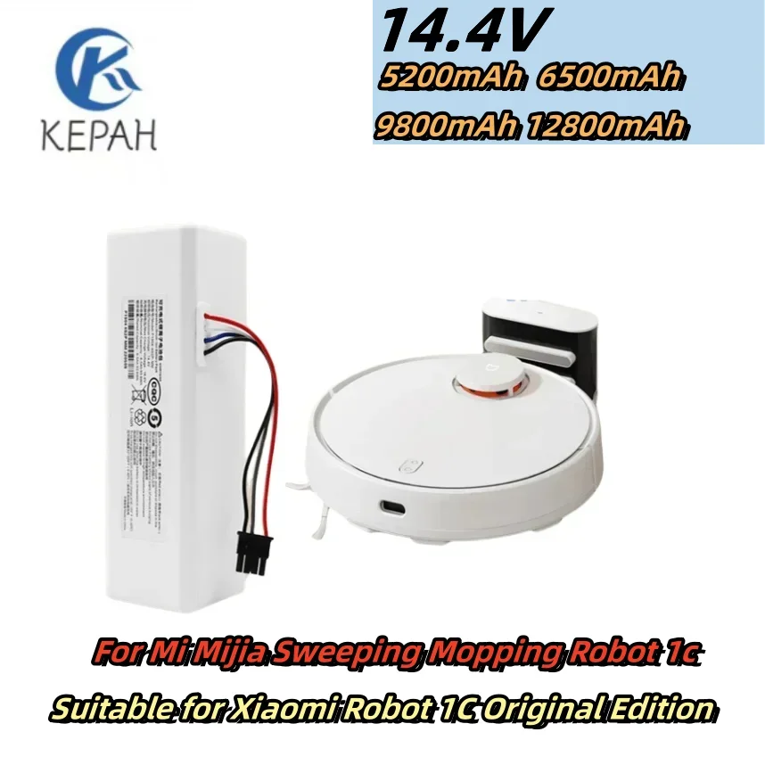 

14.4V 12800mAh Robot 1C Battery Suitable for Xiaomi Home STYTJ01ZHM Vacuum Cleaner Sweeping Robotbattery