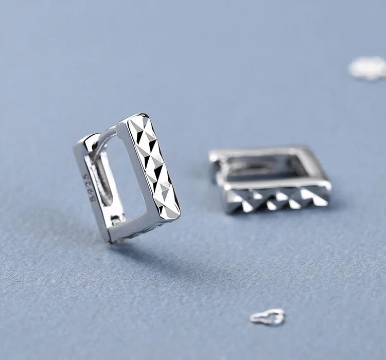 High Quality Carved Simple Retro Earrings HOT Stamp 925 Sterling Silver New 2026 Women's Fashion Earring Jewelry