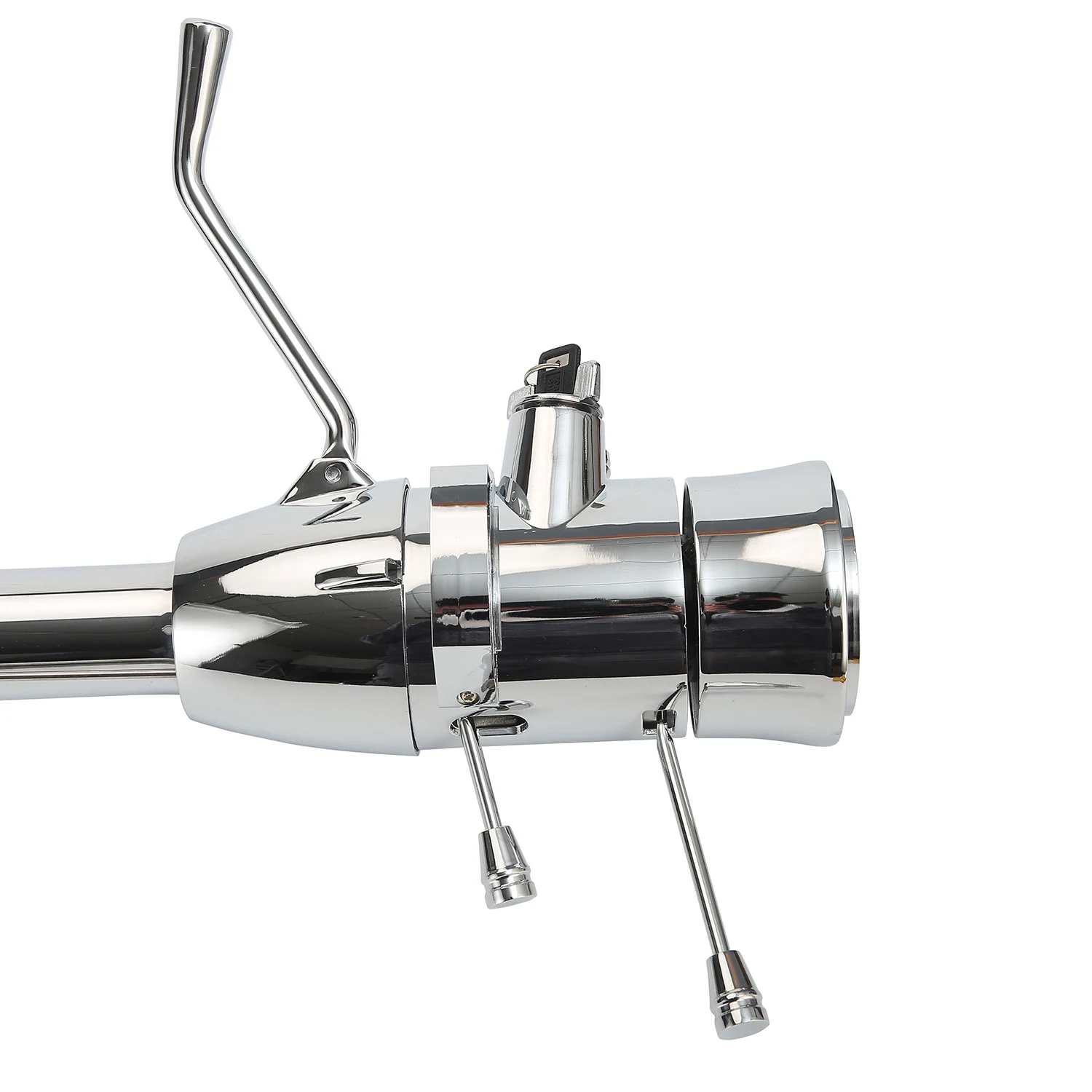 

Universal Automatic Paintable Tilt Steering Column for Floor Shift with Ignition Key Race Car Parts