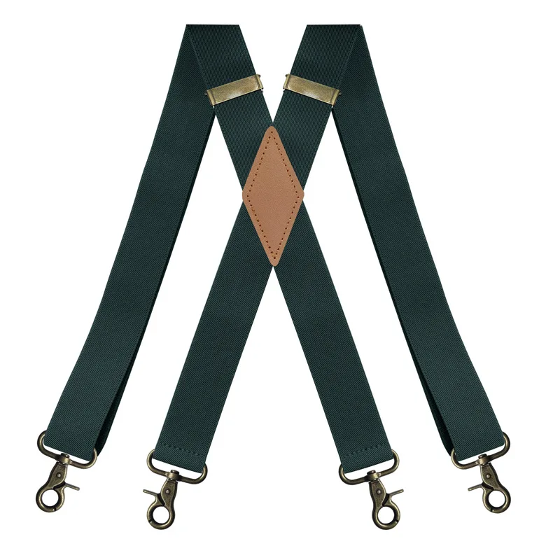 Man\'s Suspenders Fashion Hook Braces Elastic Adjustable Suspensorio BretellesTirantes Casual Trousers ligas Dad\'s Gift