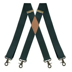 Man's Suspenders Fashion Hook Braces Elastic Adjustable Suspensorio BretellesTirantes Casual Trousers ligas Dad's Gift