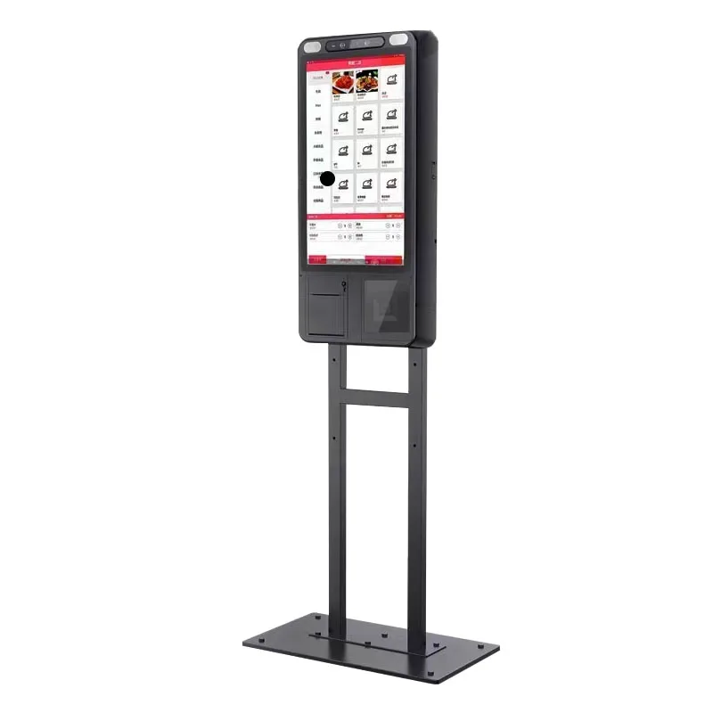 Máquina de pagamento de pedido de serviço automático Quiosque de pagamento de pedido de restaurante Sistema POS com tela sensível ao toque