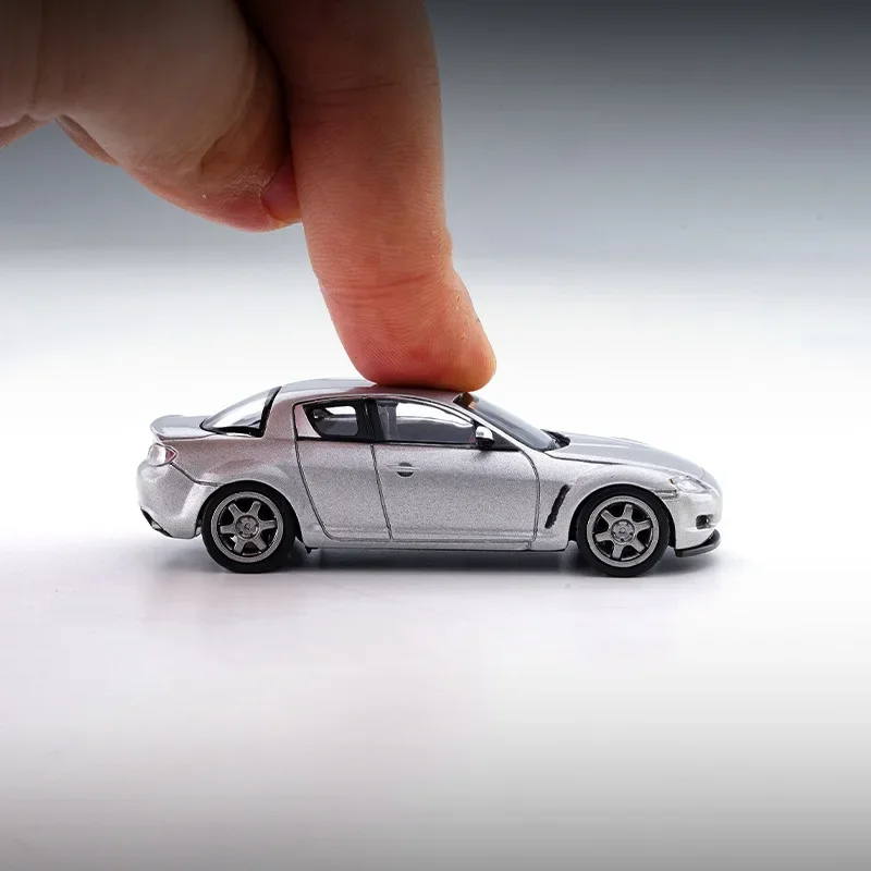 1/64 Diecast Car Model Mazda RX-8 Sports Car Alloy Simulation Small-scale Car Model Miniature Toy Collection Decoration Gifts