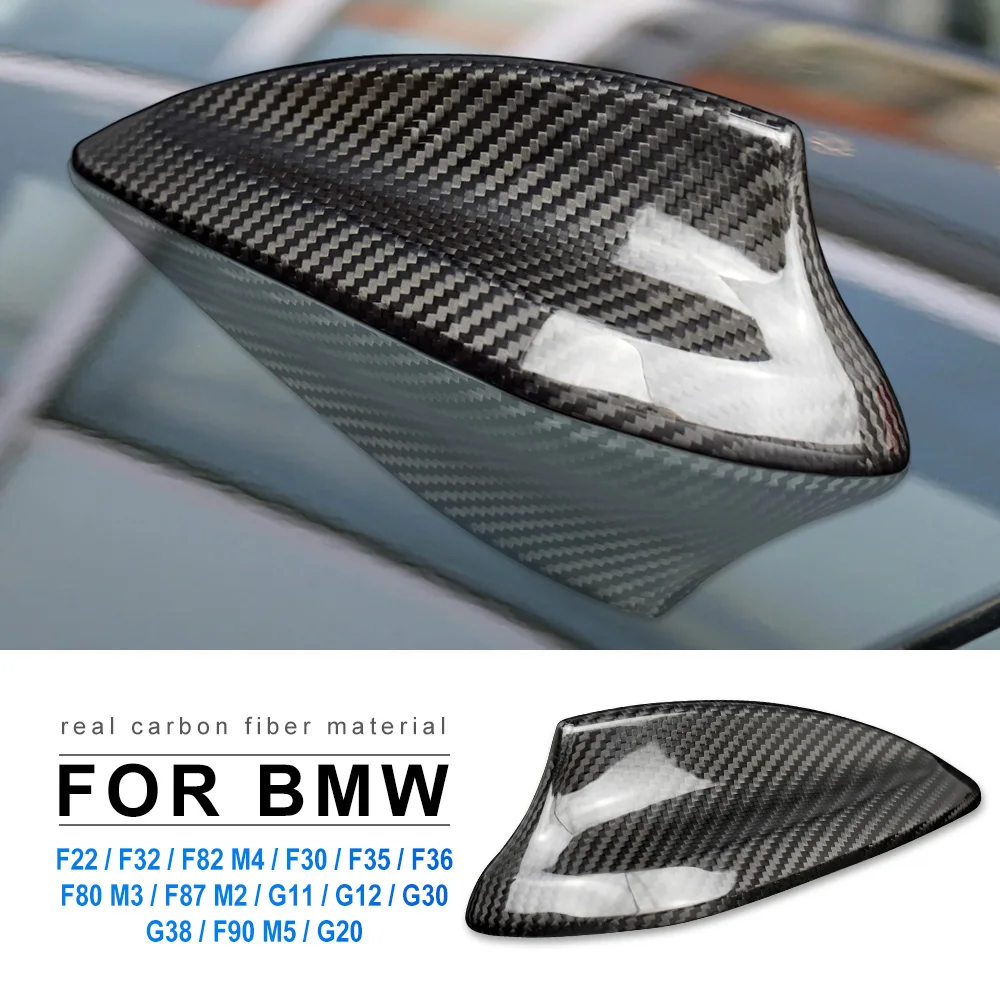 

Для BMW F22 F87 F30 F80 G20 F32 F36 F82 G30 G38 F90 G11 G12: Накладка на антенну в виде плавника акулы из карбона, аксессуары для внешнего тюнинга автомобиля