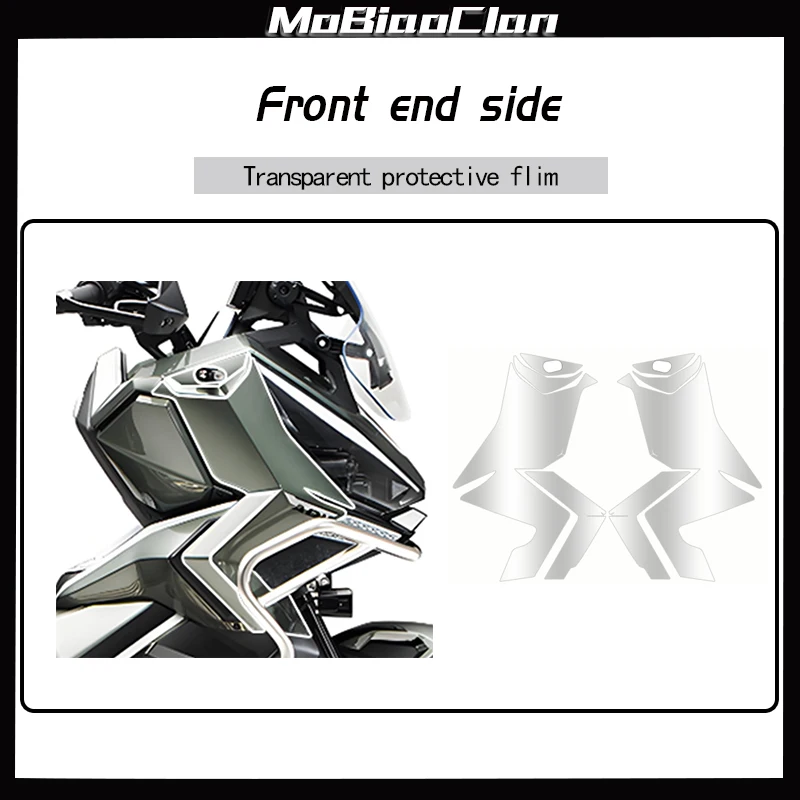 For ZONTES 368G 2024 Invisible Car Cover Transparent Fuel Tank Protective Waterproof Sticker Film Modification Accessories