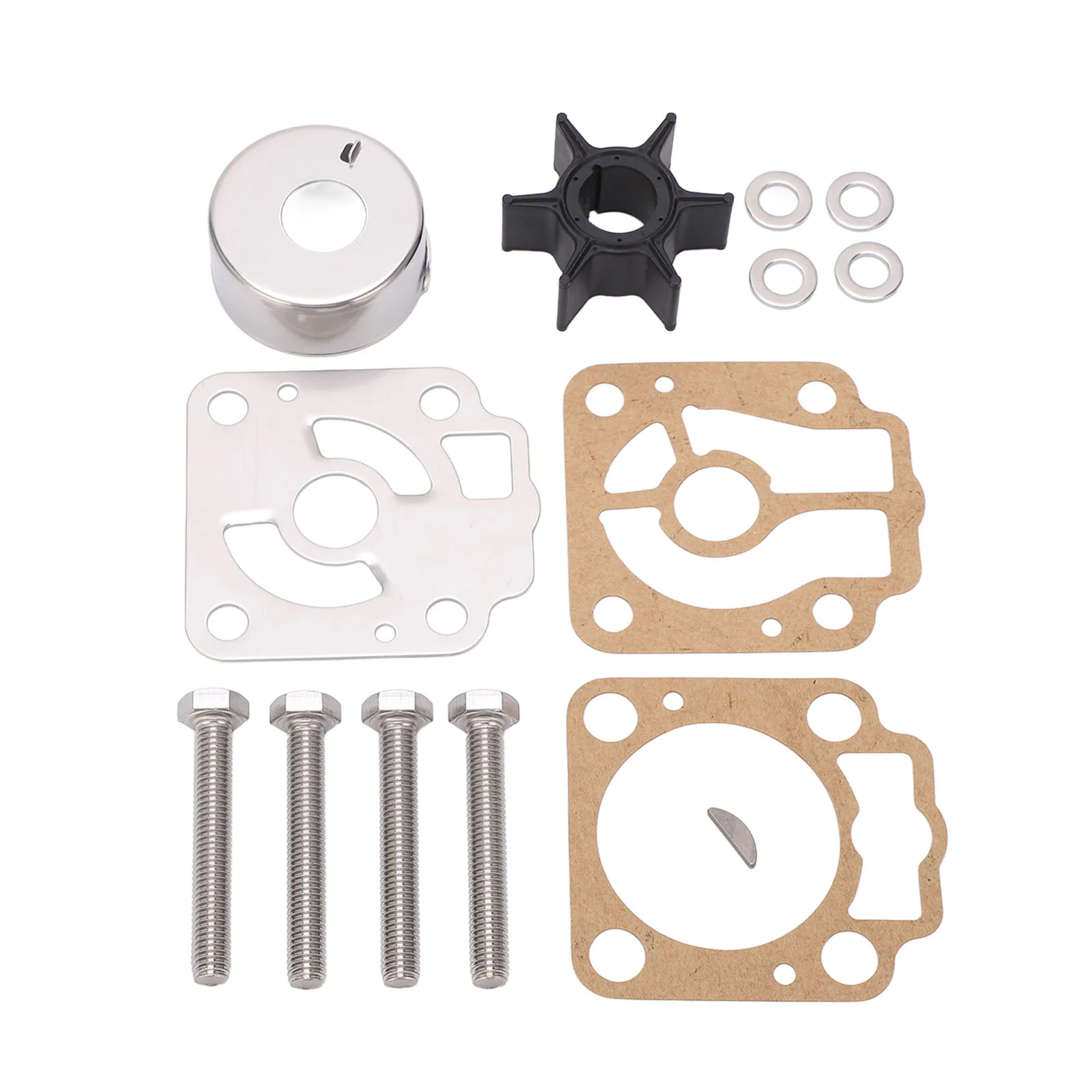 Water Pump Impeller Repair Kit 3C8873220, 3C8873223M, 3C8873223 For Tohatsu M40D M40D2 M50D M50D2 2 Stroke Outboard