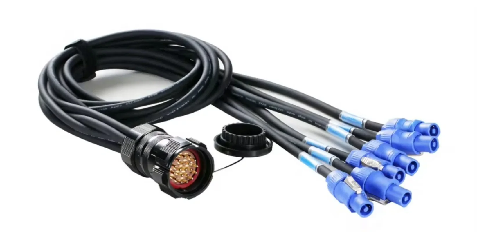 Socapex to powercon true1 cable