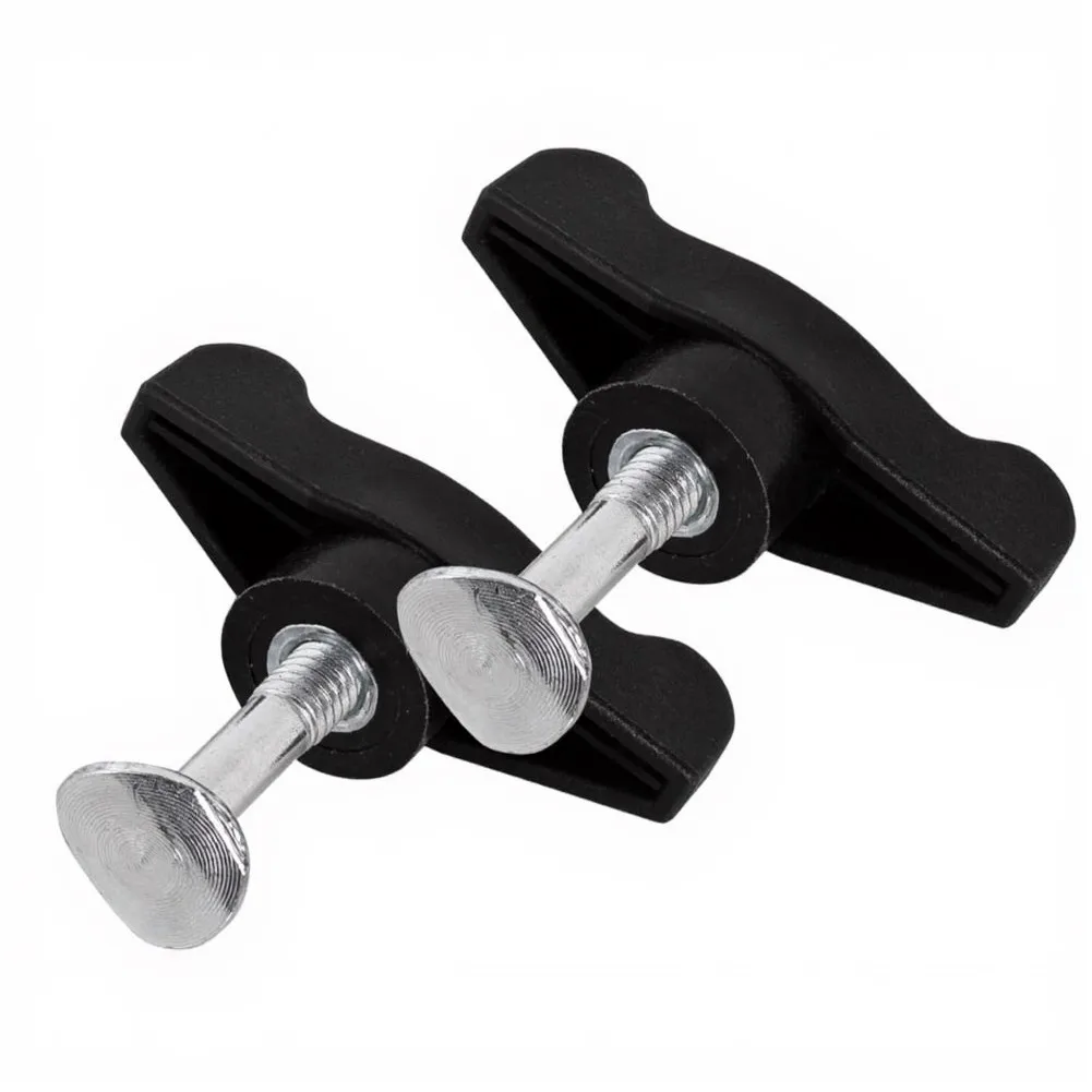 Handle Replacement Kit for Lawn Mowers and Snow Throwers with 2 Handles and 4 Bolts Designed for Standardized Fastening