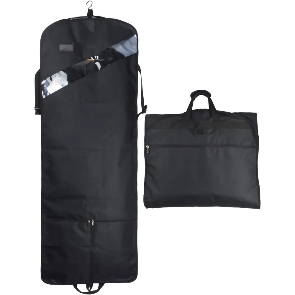 

Extra Long 52 Inch Dress Garment Bag, High-Quality Breathable and Tear-Resistant Suit Cover for Travel and Storage