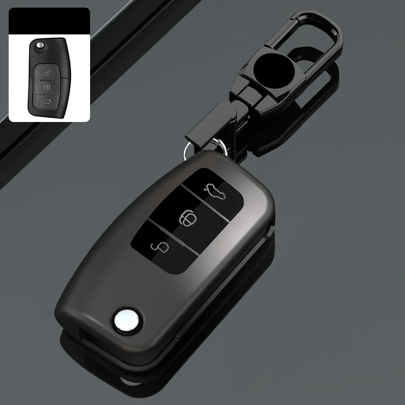 New TPU Car Key Cover Shell Key Case For Ford Focus 2 MK2 Fiesta Mondeo Galaxy Falcon Territory Ecosport Protector Auto Keychain