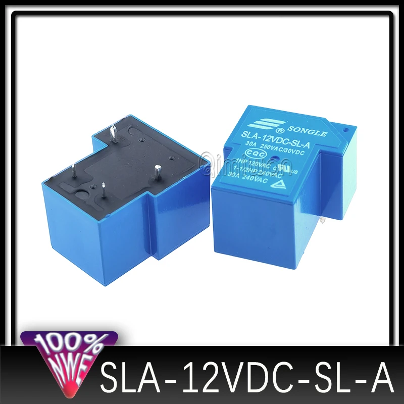 2PCS/LOt Original T90 power relay SLA-05VDC-SL-A SLA-12VDC-SL-C 09VDC 12V 24VDC 48VDC-SL-A -C 4/5/6 pin 30A