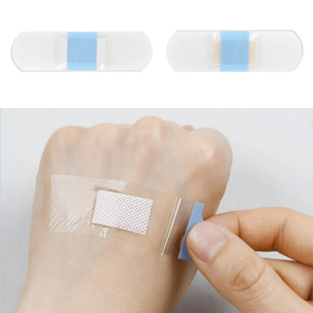 

50/120Pcs Transparent Adhesive Wound Plaster Waterproof Medical Anti-Bacteria Band Aid Bandages Home Travel Health Care Supplies