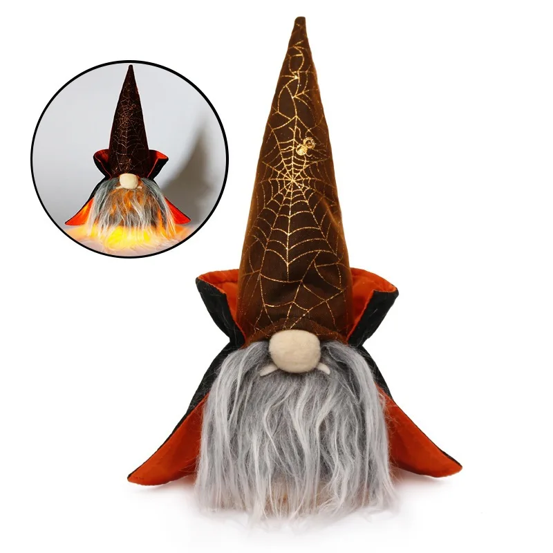 

New Halloween Christmas Decorations Pirate Color-changing Lanterns Faceless Old Man Doll Desktop Decorations Home Accessories