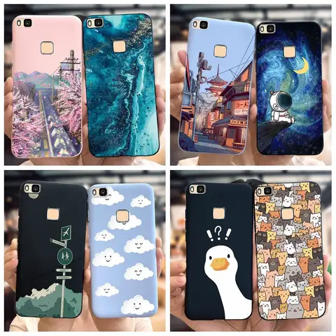 For Huawei P9 Lite 2016 Case P8 Lite 2015 Cover ALE-L21 VNS-L31 VNS-L21 Phone Cases Cute Duck Soft Cover For P8Lite P9Lite Funda
