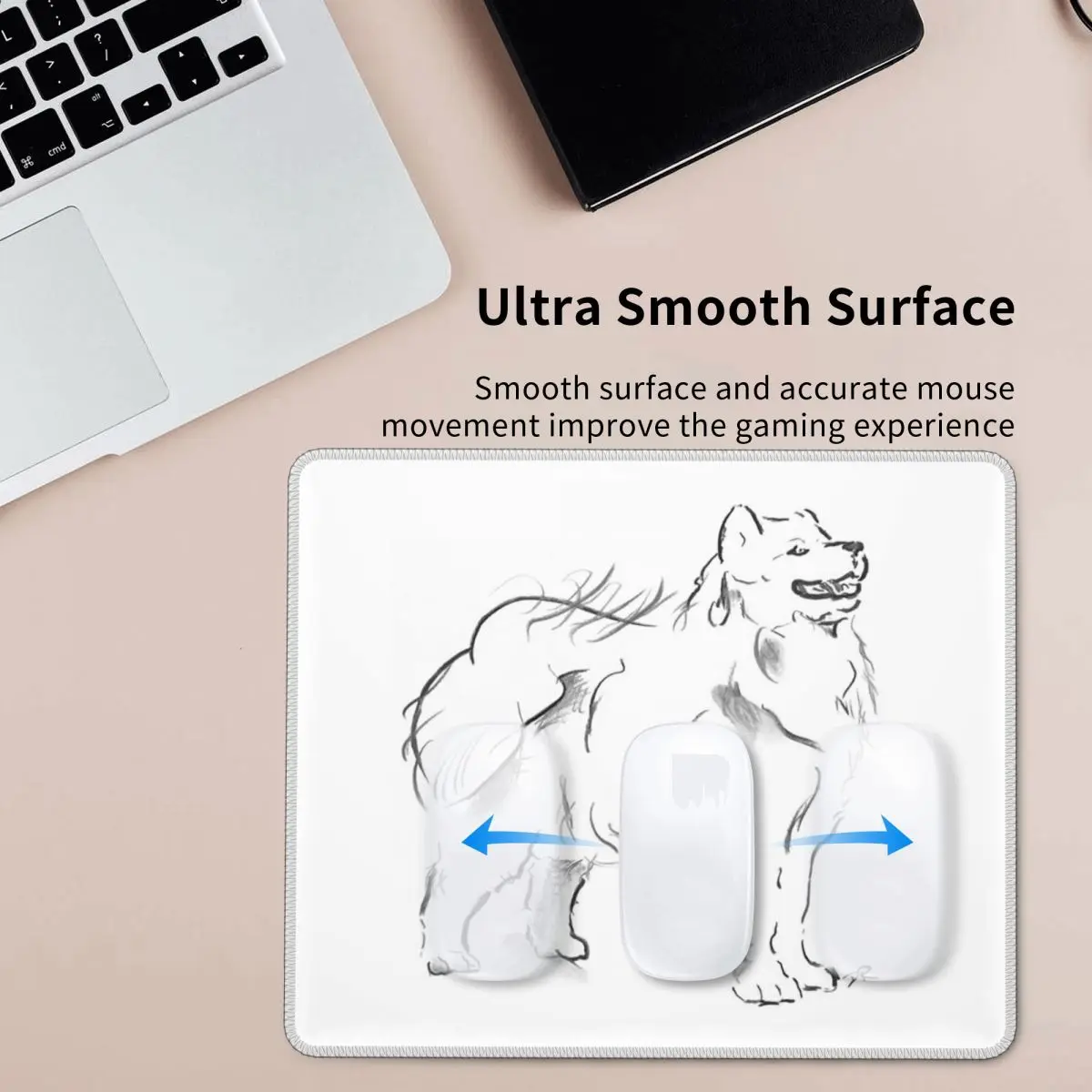 

Коврик для мыши Samoyed Drawing, компьютерная клавиатура, коврик для мыши, геймерский коврик для ноутбука, офисные аксессуары, настольные коврики
