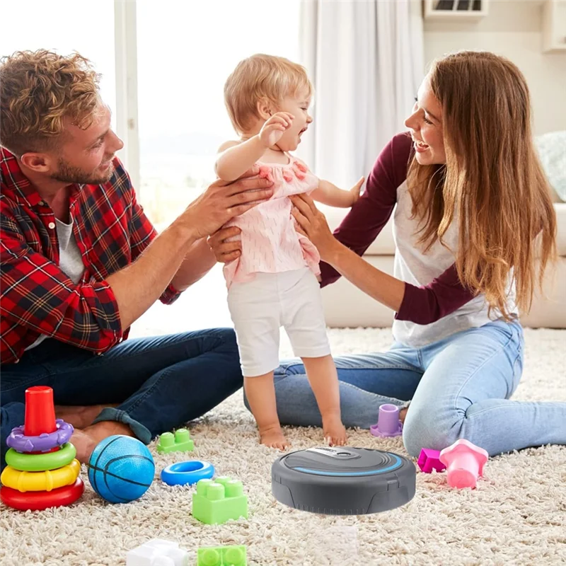 BAAN-충전식 바닥 로봇, 먼지, 먼지, 동물 털 청소용 1Pc 청소 로봇