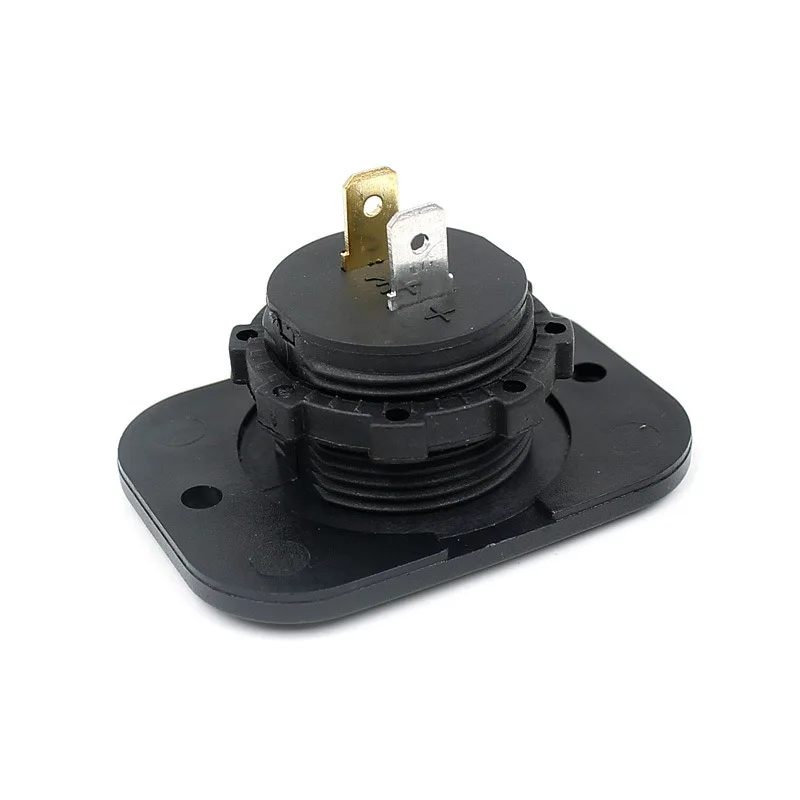 مقياس جهد السيارة مكون من 3 أرقام، شاشة بطارية LED للمركبات 12 فولت/24 فولت