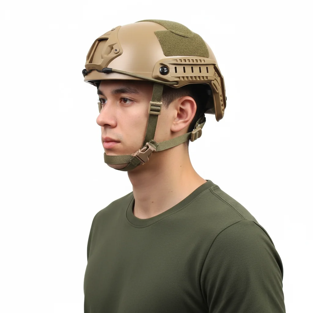 

FAST Тактический шлем ABS Взрывозащищенная регулируемая ручка Подвеска Спорт на открытом воздухе Военный вентилятор CS Полевое снаряжение