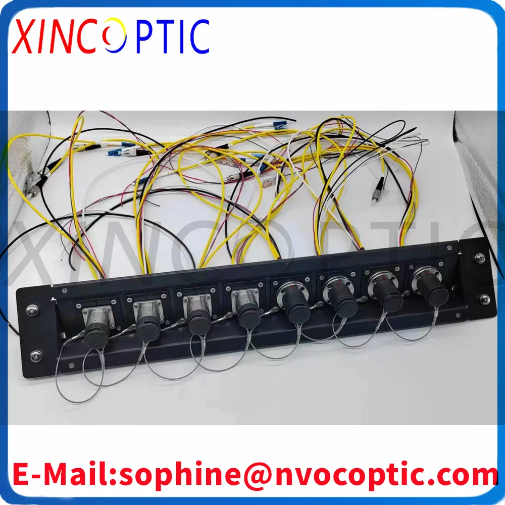 19 بوصة 8 حفرة 8 ميناء لوحة التوصيلات ل 3K 93C FXW-3KGP 3KGS(EDW) مقبس ثابت/FXW 3KGP المكونات الثابتة إلى LCUPC 30 سنتيمتر موصل الجمعيات