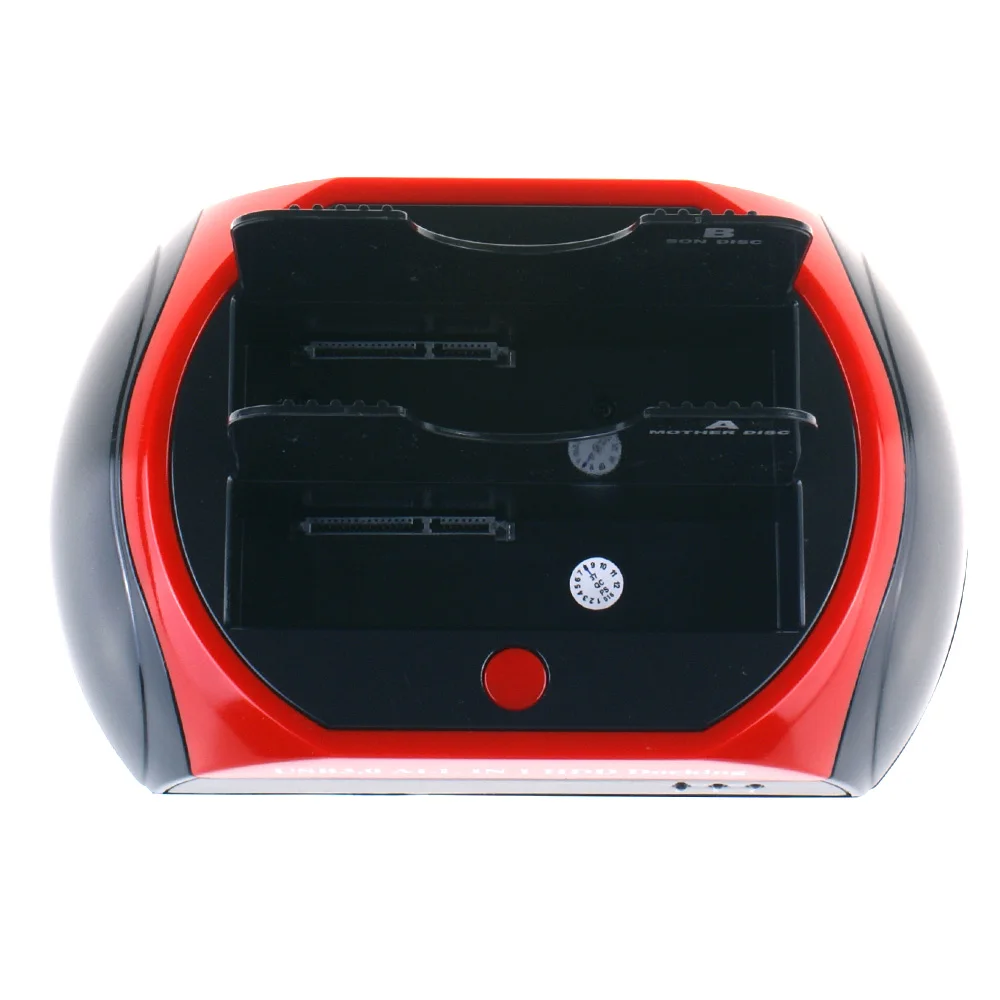 USB 2.0 to IDE SATA Hard Disk Cloning Dock All in One HDD Docking Station Dual Bay 2.5 Inch 3.5 Inch ESATA view 4