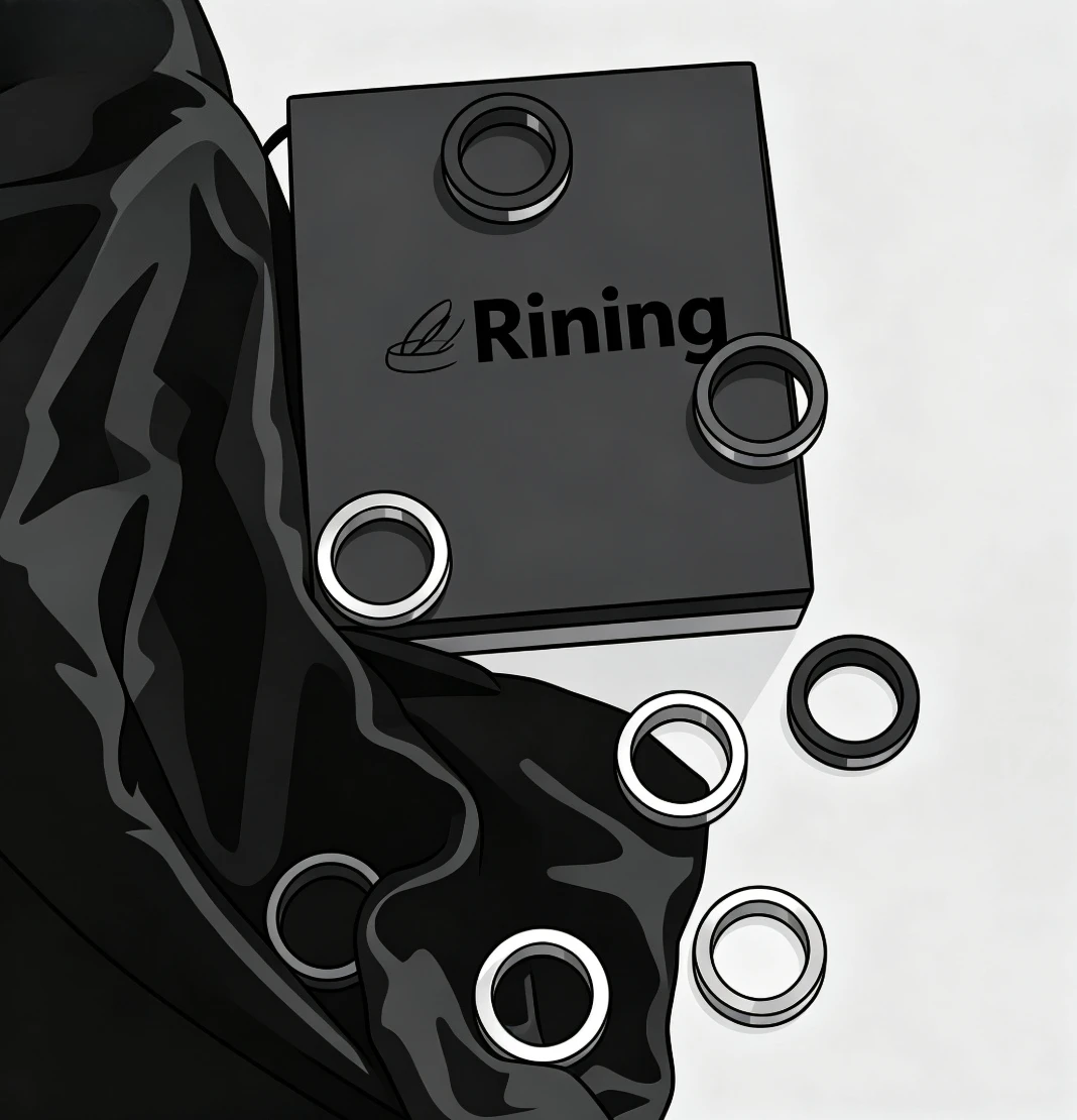 Revolutionary Ring System Magic Trick Ring Shell Appearing Vanishing Close Up Magic Illusion Gimmick Prop Magician Accessories