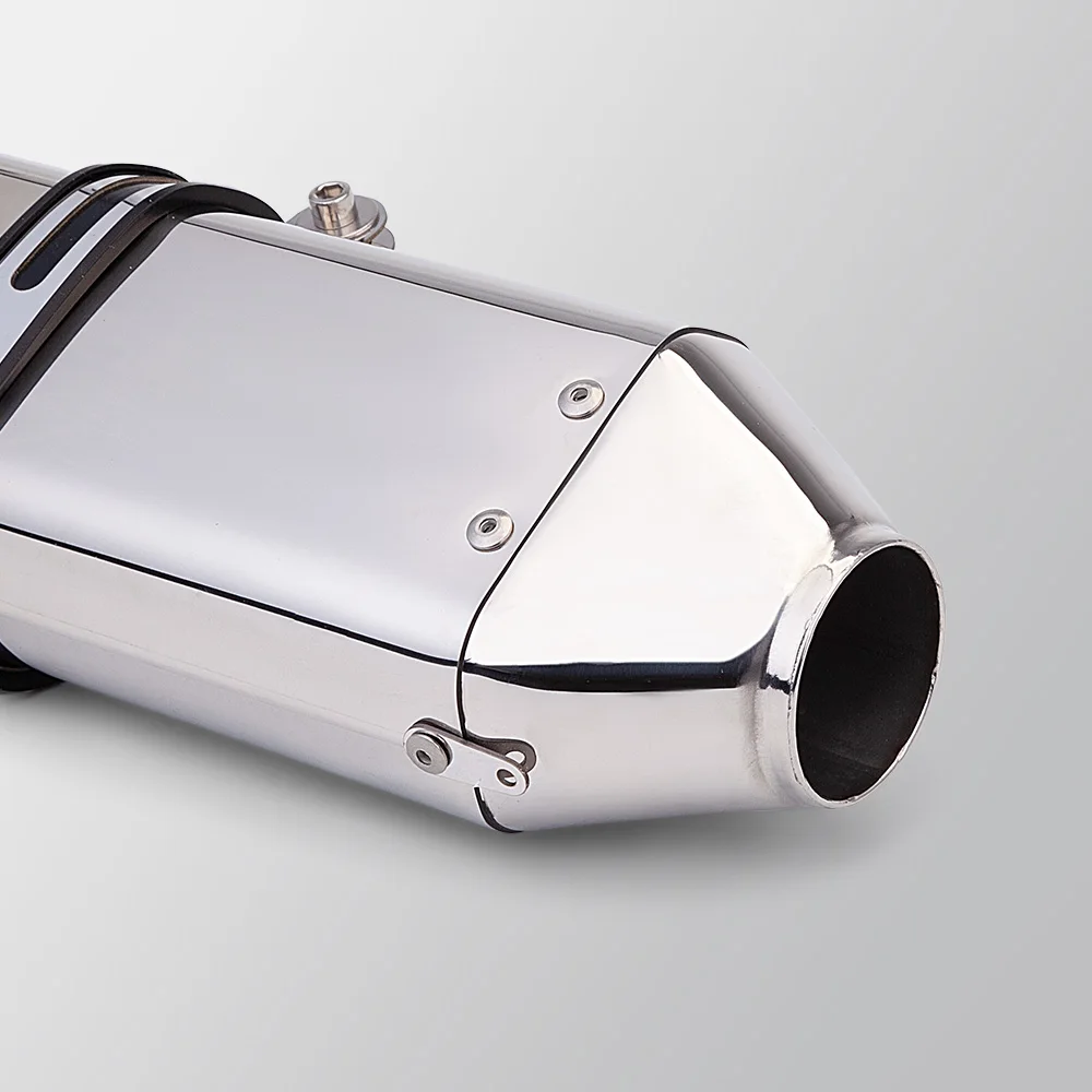 High Quality Motorcycle exhaust alpha muffler for R3 MT07 FZ1 R6 R15 ZX6R ZX10 Z900 Z400 CBR1000 GSXR1000 SR2 Universal 51mm image 4