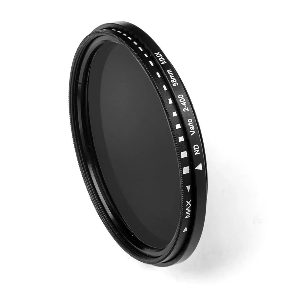 Adjustable Fader Variable Filter For Lens Adjustable ND Lenses 2-400 Light Reducing Lenses Medium Gray Lenses 37mm-82mm