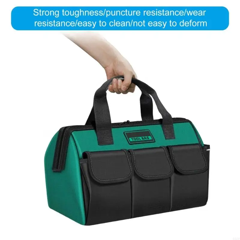 13inch Oxford Cloth Tool Bag Maintenance Storage Bag for Easy Organization Transport Tools Workshops Homes Electrician