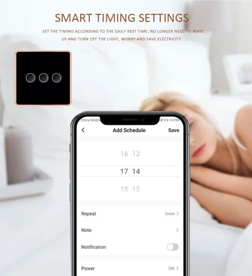 STLF الاتحاد الأوروبي 1,2,3,4 عصابة زيجبي التحكم في الطاقة الجدار التبديل إضاءة المنزل الذكي اللمس التبديل مع خط محايا دعم اليكسا #3