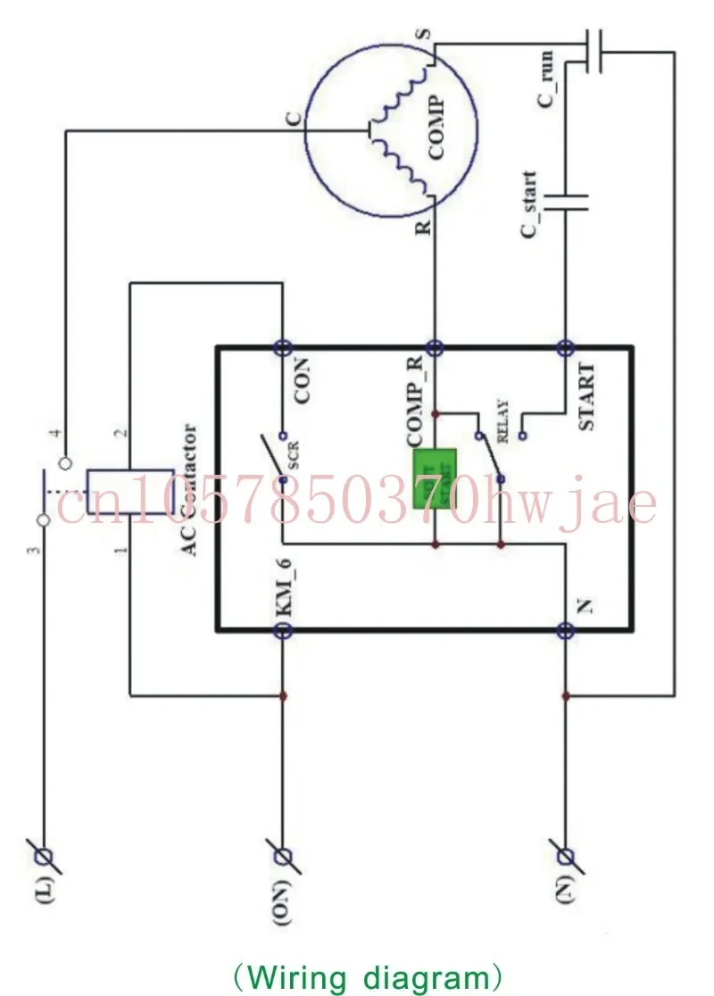 RJ-ASSU220P3 بداية ناعمة لمكيف الهواء مع حماية LRA ضد الدوار القفل للضاغط