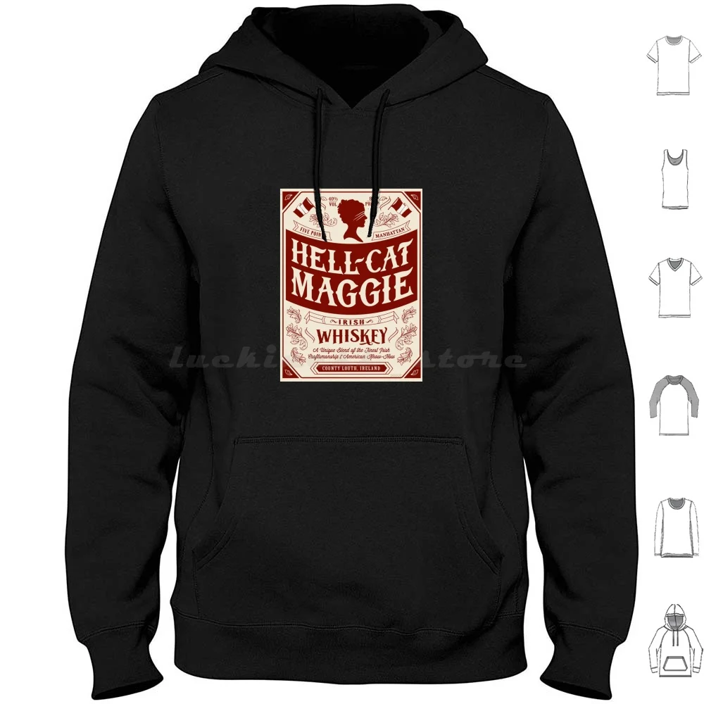 The Greats Drunken By Hell Cat Gold Trends Hoodie cotton Long Sleeve Royal Salute Whisky Scotch Whisky Chivas De