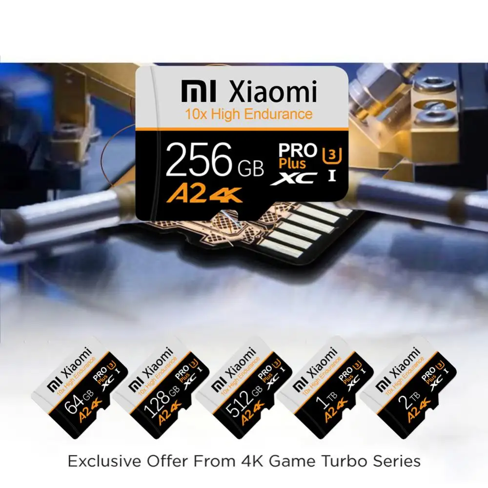 Xiaomi 2TB 1TB karta pamięci o wysokiej prędkości C 10 SD 128GB 256GB 512GB V60 A2 karta pamięci Flash 128GB Micro Tarjeta Sd do telefonu