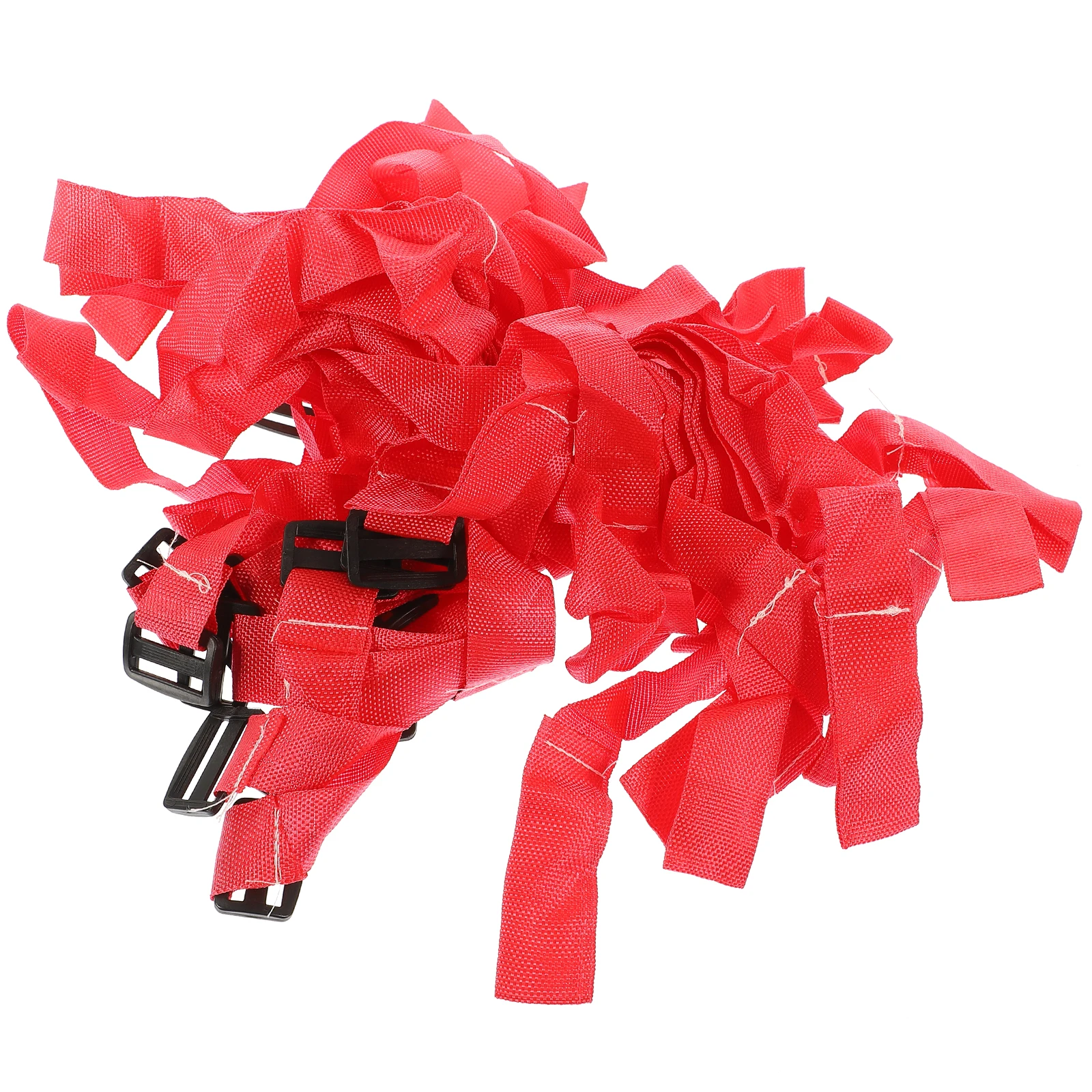 

20pcs Red 100cm x 2 3cm Kids Swaying Car Pull Rope Scooter Tow Strap Thickened Reusable Child Vehicle Accessories