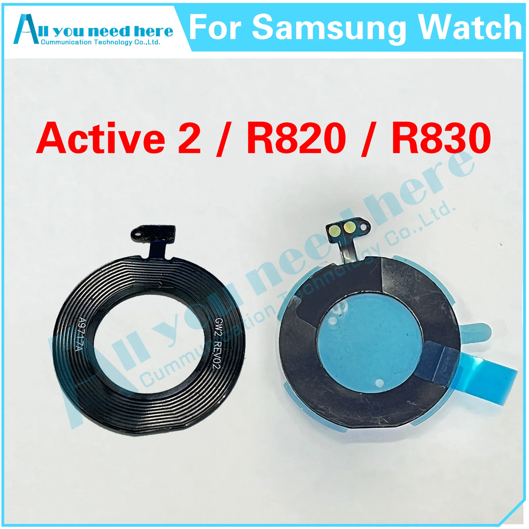 For Samsung Watch Active 2 R820 44MM / R830 40MM Active2 NFC Charge Induction Fast Wireless Charging Patch Flex Cable Repair