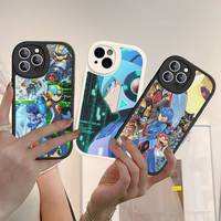 Classic Action Game R-Rockman Phone Case For IPhone 16 15 14 13 12 11 Pro Max Plus Leather Cover