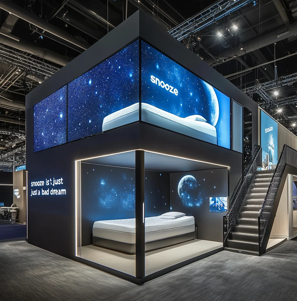 20'*20' Modular Exhibition Booth Exhibition Backlit Stand Aluminum Extrusion Trade Show Double Deck Booth Design