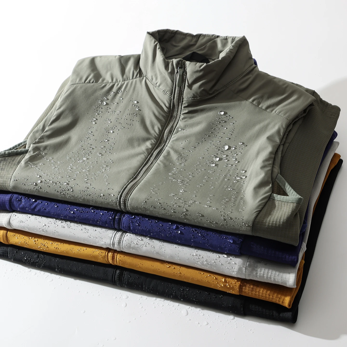 

Мужской утепленный жилет для активного отдыха, комфортный, теплый, с воротником-стойкой, водоотталкивающий, хлопковый, для осени и зимы, модный.