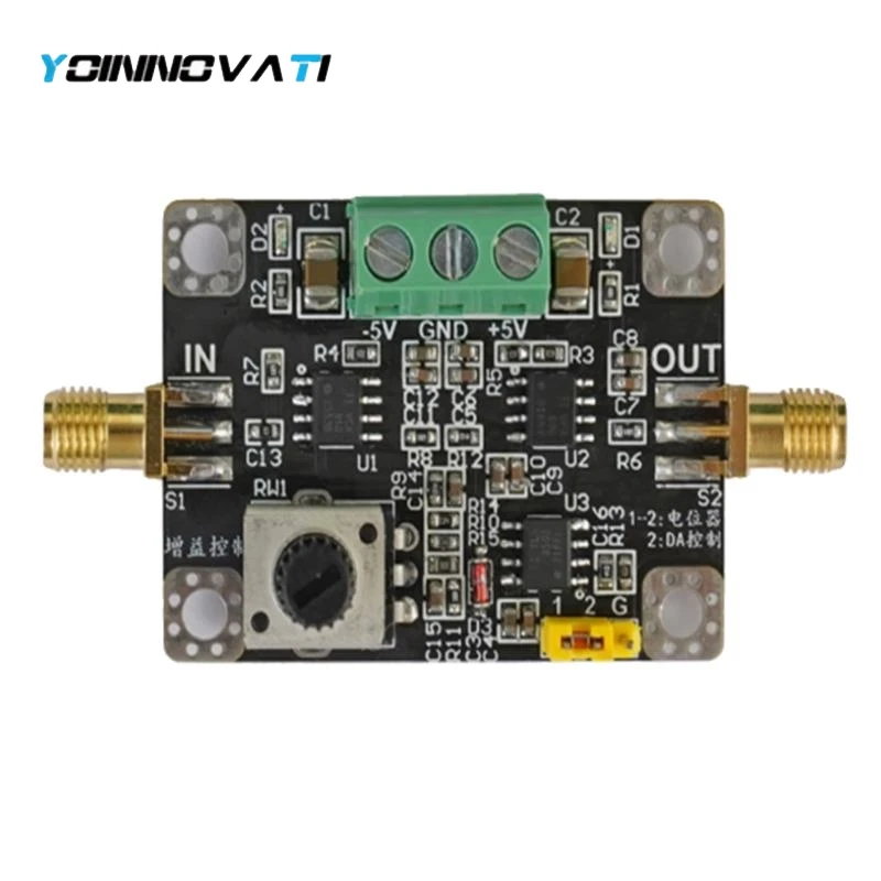 1-個-vca810-電圧制御ゲインアンプモジュールマニュアル-da-プログラマブル-40db-ゲイン調整可能な電圧増幅