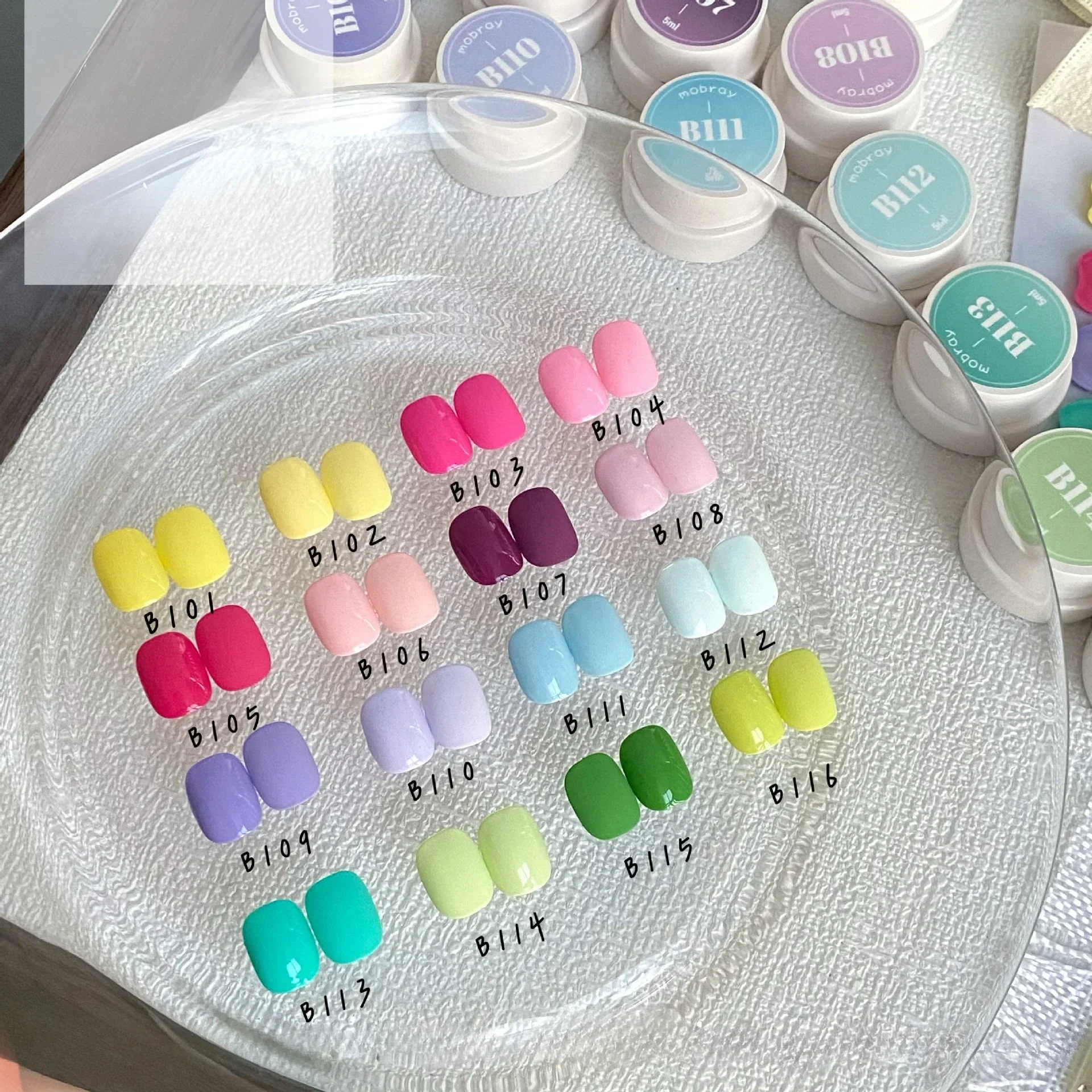 16Pcs/Set 5ml Macaron Color Gel Nail Polish Set Kit Summer 16 Colors UV LED Nail Art Gel Vernis Semi Permanent Base Top Coat