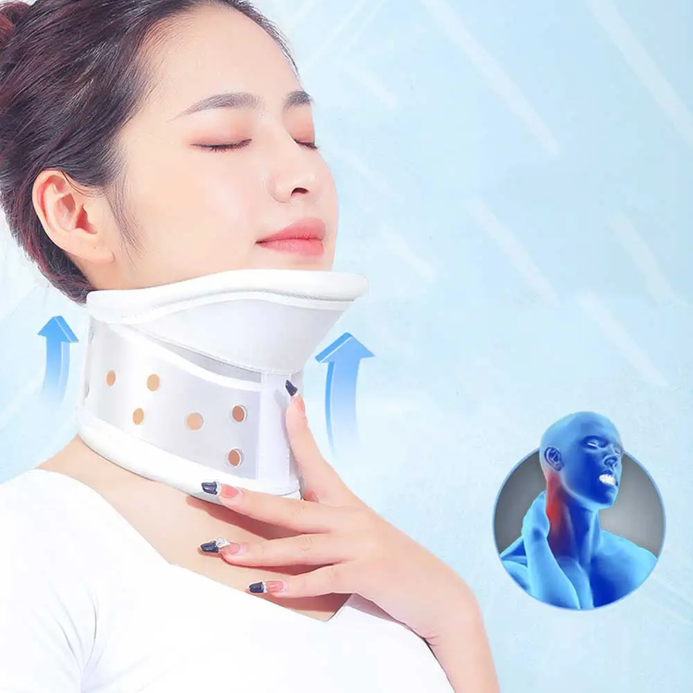 Neck Support Pain Bone Care Medical Cervical Neck Brace Collar with Chin Support Cervical Spine Protector Correction Bracket