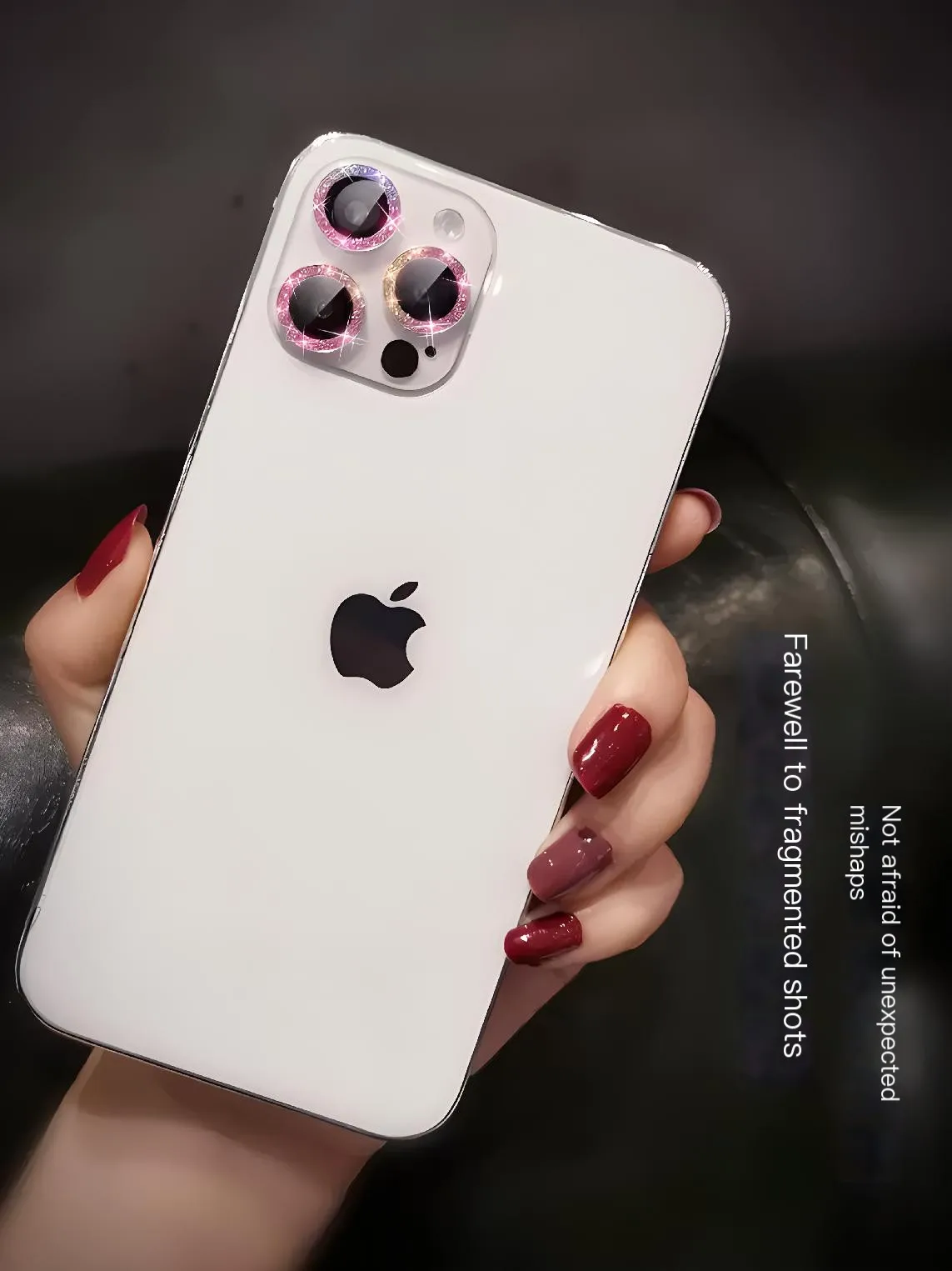 Glitter Bling Metal Glass Camera Lens Protector for IPhone 14 15 13 11 Pro Max Plus 12 Mini 14Pro 15Pro Women Ring lens Cover