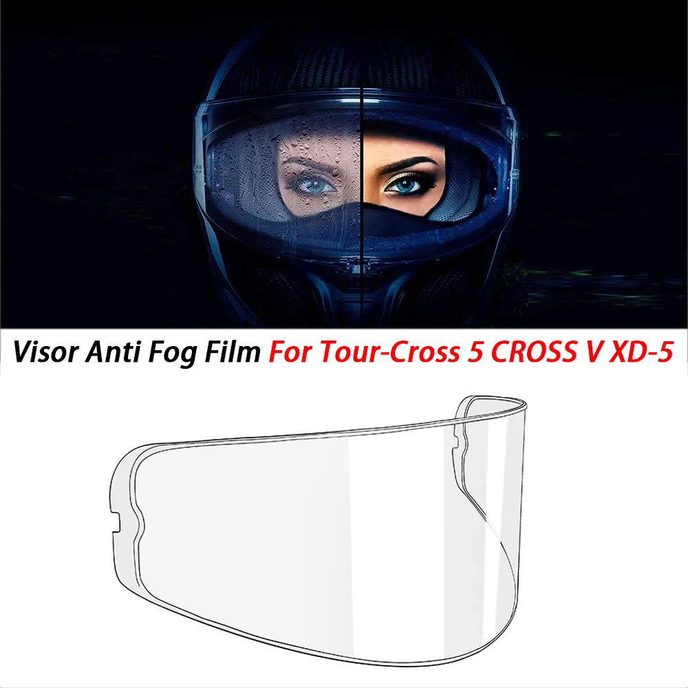 

Motorcycle Helmet Lens Anti-fog patch For Arai Tour-Cross 5 CROSS V XD-5 visor Insert Anti-fog Film